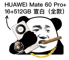 HUAWEI Mate 60 Pro+ 16+512GB宣白(全款)